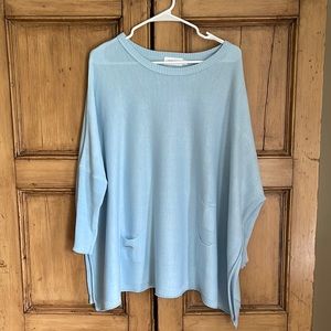 Mer Sea baby blue sweater